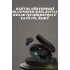 Bluetooth Kulaklık TWS Yüksek Ses Kaliteli Kesintisiz Dijital Göstergeli Kulaklık