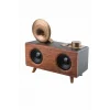 Bluetooth Nostalji Speaker Radyo Gramofon Ahşap Renk Vintage Yeni Nesil