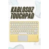 Bluetooth Touchpad Klavye 10.9 inch Kablosuz Wifi Q Klavye Slim