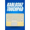 Bluetooth Touchpad Klavye Ultra İnce Taşınabilir Q Klavye