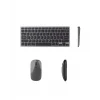 Bluetooth ve 2.4G Destekli Kablosuz Klavye Mouse Seti Şarj Edilebilir
