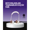 Boyun Askılı Katlanabilir Fan 1000 mAh USB Şarjlı Taşınabilir