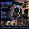 BT - SD - USB ŞARJLI TELEFON TUTACAK RGB IŞIKLI BLUETOOTH WİRELESS SPEAKER HOPARLÖR 5W PL-4676 (5047)