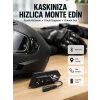Motosiklet Sürüşleri İçin BT22 Kask Bluetooth Kulaklık Mikrofonlu Yeni Nesil