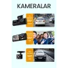 C309 Tipi 3 Kameralı Lcd Ekran Araç Kamerası Hareket Sensörlü Gece Görüşlü G Sensörlü