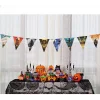 Cadılar Bayramı Halloween Flama Bayrak Banner Süs 8 li 3 Metre
