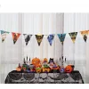 Cadılar Bayramı Halloween Flama Bayrak Banner Süs 8 li 3 Metre (5047)
