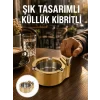 Çakmak Entegreli Küllük Yeniden Doldurulabilir Metal Gövde Yeni Nesil