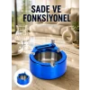 Çakmaklı Küllük Paslanmaz Çelik Şık Masa Aksesuarı Yeni Nesil