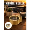 Çakmaklı Küllük Paslanmaz Metal Dayanıklı Tasarım