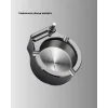 Çakmaklı Küllük Paslanmaz Metal Yuvarlak Tasarım