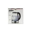 CAM - LEDLİ KETTLE 1.8LT  GİZLİ REZİSTANS - KABLOSUZ 360 DERECE GÖVDE 1500W SK-8033 (5047)