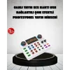 Canlı Yayın ve Karaoke İçin Profesyonel Ses Kartı Bluetooth Destekli