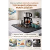 Çay Matı Çay Makinesi % 100 Mikrofiber Altlığı Su Emici Tezgah Koruyucu Kurulama Matı