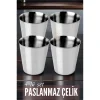 Çelik Bardak Seti 4 Adet Fazio Giacinto Design 719313