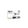 ÇELİK ELEKTRİKLİ CEZVE TÜRK KAHVE MAKİNESİ - 4FİNCAN=400ML KABLOSUZ KULLANIM- 360°DÖNER 600W MTF-002 (5047)