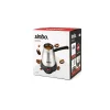 ÇELİK ELEKTRİKLİ CEZVE TÜRK KAHVE MAKİNESİ - 5FİNCAN=400ML 360° KABLOSUZ KULLANIM KATLANIR KULP 700W SCM-2967 (5047)