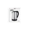 ÇELİK KETTLE SU ISITICISI KABLOSUZ KULLANIM 1.8LT 360 DERECE DÖNEBİLME OTOMATİK KAPANMA SK-8026 (5047)