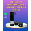 Çelik Termos Bardak Seti | 500 ml Kapasite, Kaymaz Taban, Hediye Kutulu