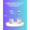 Çevre Dostu Cam Gövdeli Kablosuz Smoothie Blender