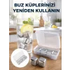 Çevre Dostu Metal Buz Küpü ve Kullanışlı Klips Seti Yeni Nesil