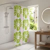 ÇİF KANAT PVC BANYO PERDESİ 2  PARÇA  X 90X180CM - 12 HALKALI (5047)