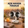 Çift Başlıklı Masa ve Duvara Monte Edilebilir Vantilatör