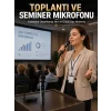 Kablosuz Çift Mikrofon Şarj Edilebilir Dijital Göstergeli
