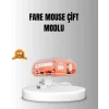 Çift Modlu Kablosuz Bluetooth 5.0 + 2.4GHz Mouse – 3 Cihaz Bağlantılı, Hızlı Geçiş Düğmeli