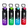 ÇİFT RENKLİ TUTMALI PLASTİK PİPETLİ SPOR MATARA SULUK 1000ML (5047)