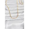 CM 14K Gold Renk 60 cm Zincir Kadın Kolye