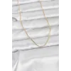 CM 14K Gold Renk 60 cm Zincirli Kadın Kolye