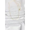CM 14K Gold Renk 60 cm Zincirli Kadın Kolye
