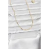 CM 14K Gold Renk Bar Zincir Model 60 cm Kadın Kolye