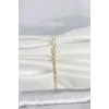 CM 14K Gold Renk Burgu Zincirli Model Kadın Bileklik