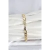 CM 14K Gold Renk Ezme Kalın Zincir Model Kadın Bileklik