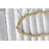 CM 14K Gold Renk Kalın Burgu Zincirli Model 60 cm Kadın Kolye