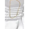 CM 14K Gold Renk Lazer Model 45 cm Kadın Kolye