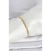 CM 14K Gold Renk Sarmal Zincir Model Kadın Bileklik