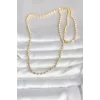 CM 14K Gold Renk Top Zincirli Model 60 cm Kadın Kolye