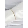 CM 14K Gold Renk Yassı Zincir Model Kadın Bileklik