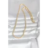 CM 14K Gold Renk Zincir Model 60 cm Kadın Kolye