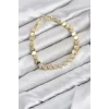 CM Kalp Model Zirkon Taşlı VIP Seri Gold Renk Pirinç Kadın Bileklik