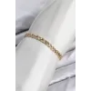 CM Model Zirkon Taşlı VIP Seri Gold Renk Pirinç Kadın Bileklik