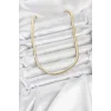 CM Yassı Yılan Zincir Model 60 cm Kadın Kolye