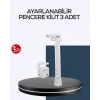 Çocuk Güvenliği İçin Cam Pencere Kilidi 3 Adet