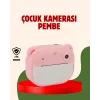 Çocuklar İçin Şipşak Yazıcı Kamera 24MP HD Çift Lensli Termal Baskılı