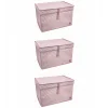 Çok Amaçlı Düzenleyici Kutu Organizer Cırt Cırtlı Hurç Mega Plus Boy 40cm X 30cm X 70cm (3 Adet)