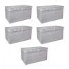 Çok Amaçlı Düzenleyici Kutu Organizer Cırt Cırtlı Hurç Mega Plus Boy 40cm X 30cm X 70cm (5 Adet)