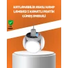 Çok Amaçlı Katlanabilir Güneş Enerjili Kamp Lambası – Masa Üstü ve Asılabilir Kullanım